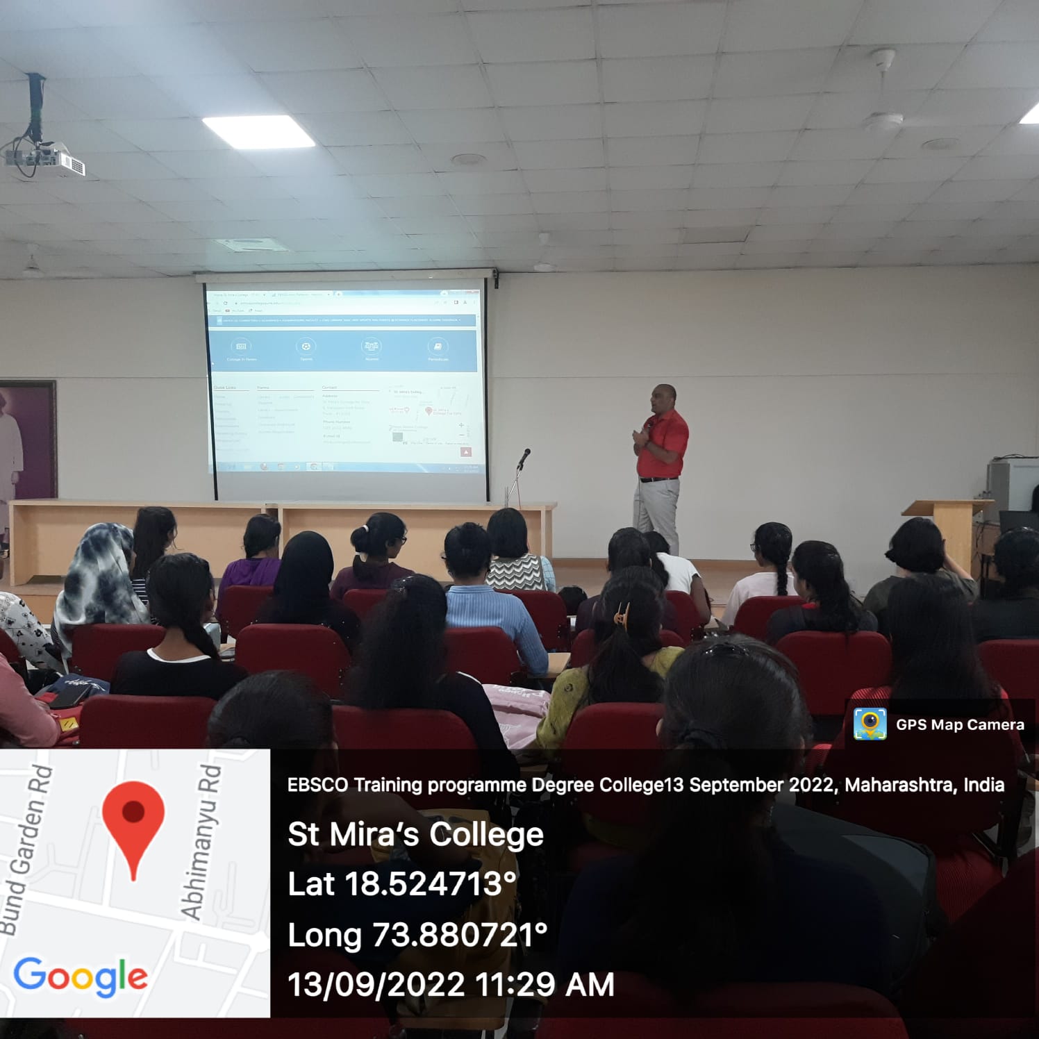 Trainer Explaining the Login Credential Request Form